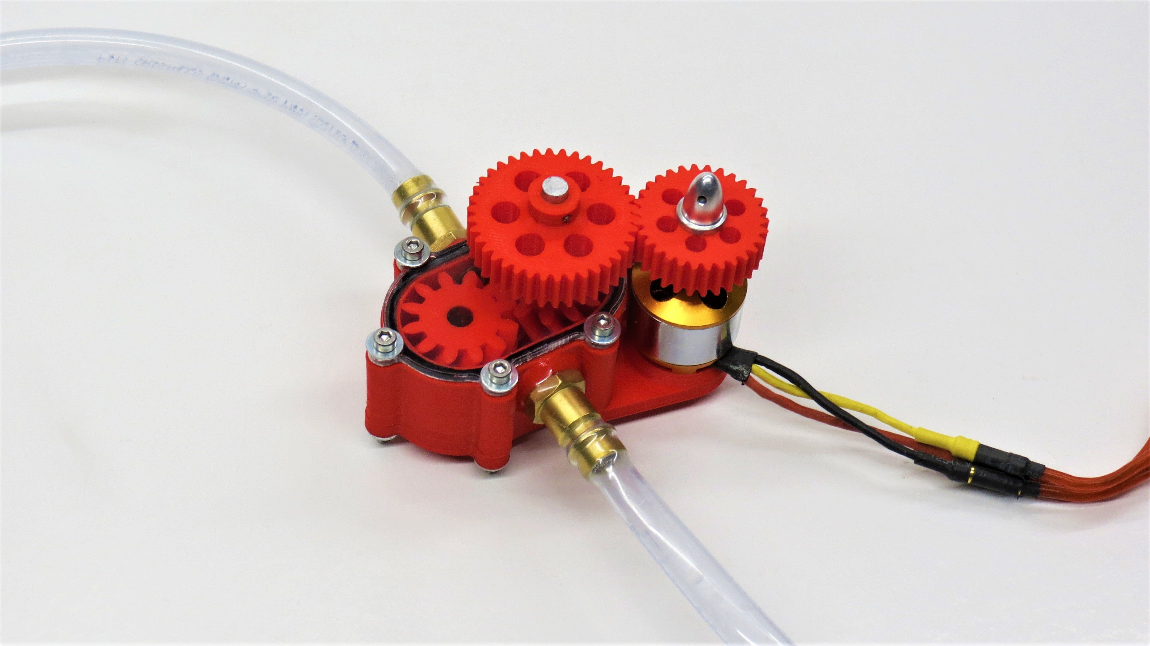 3D-printed gear pump, water pump, hydraulic pump