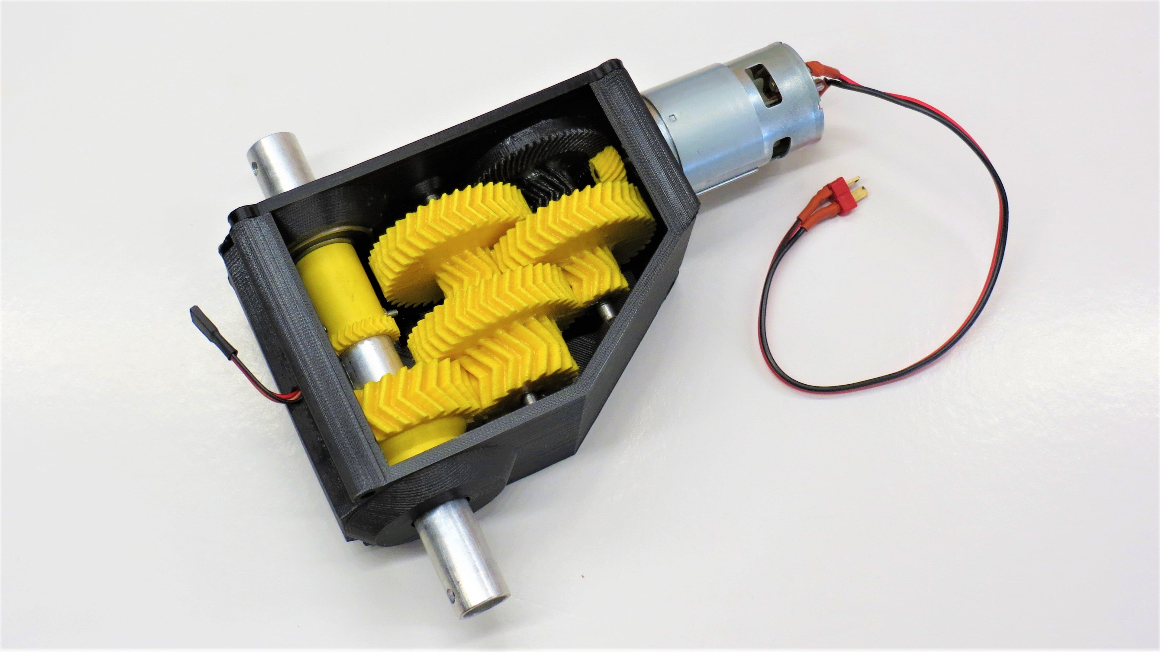 3D-printed functional gearbox prototype