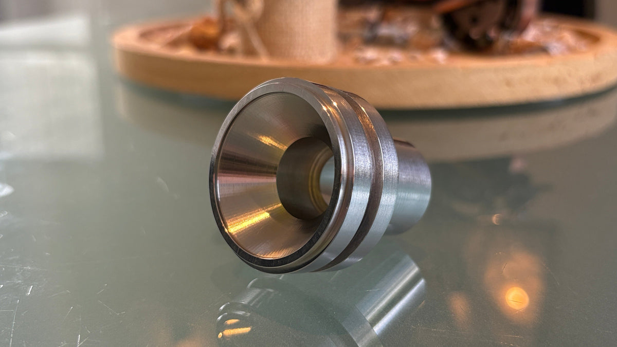 CNC-gefreesde rocket nozzle voor het Antares student rocketry team